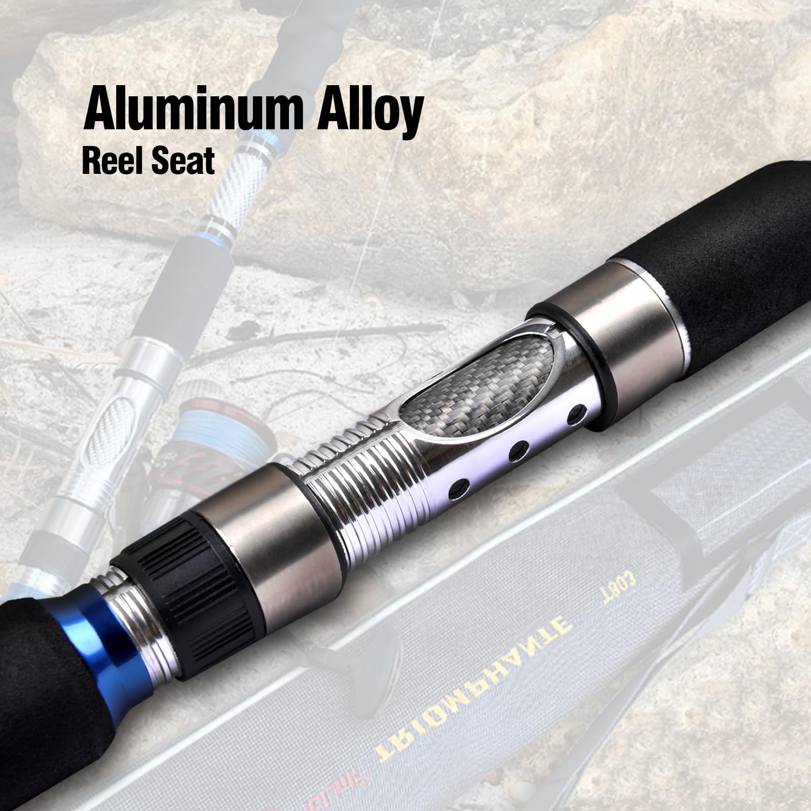 Six plus one stainless steel guides with ceramic inserts