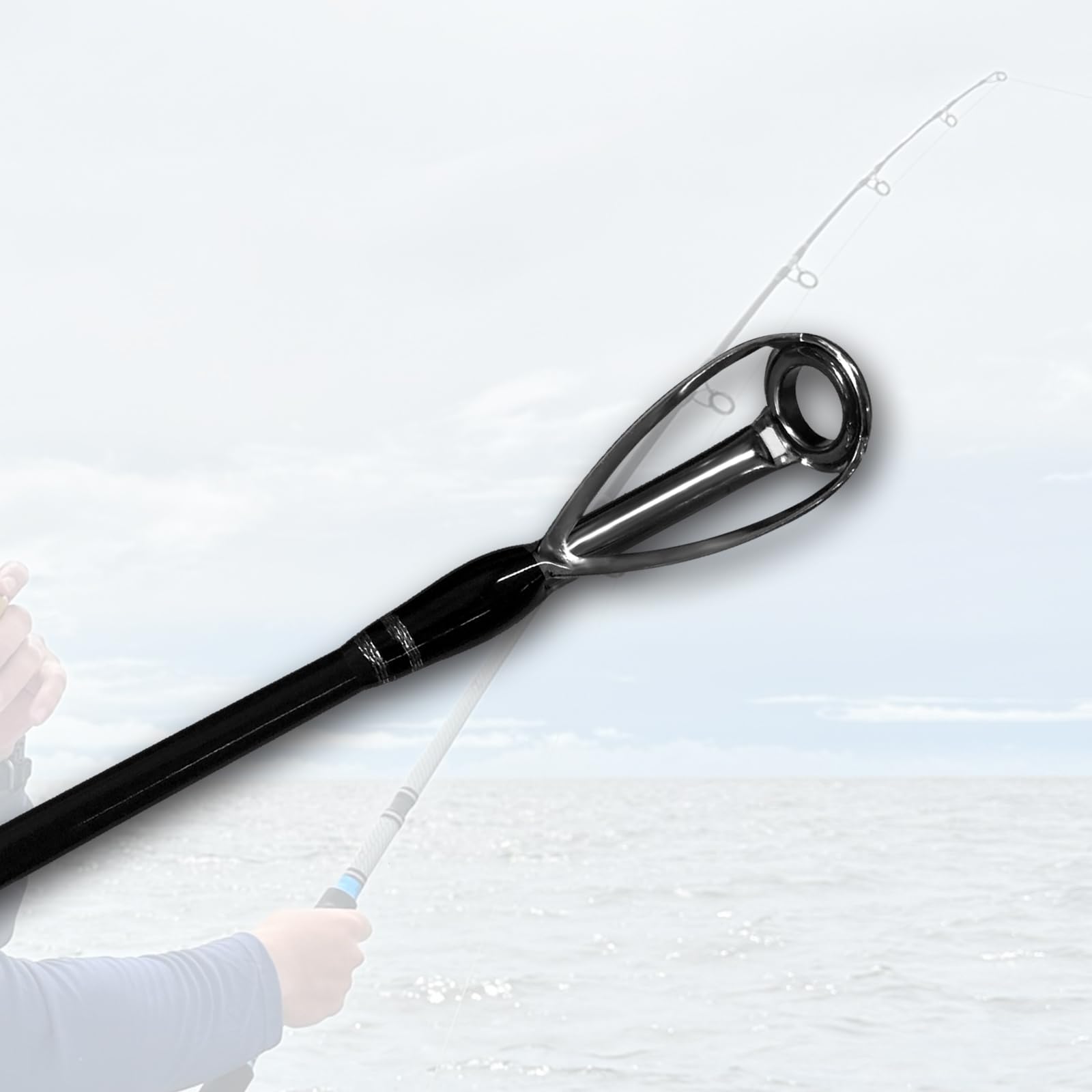 Aluminum alloy reel seat with tapered hood