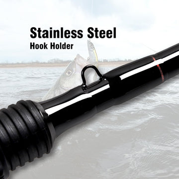Fiblink-8ft-medium-heavy-rating enables larger lures and sturdier setups.