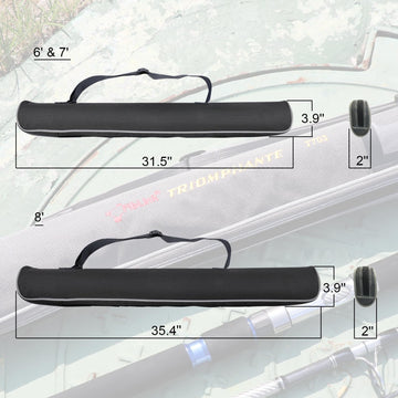 Fiblink aluminum reel seat provides secure reel mounting