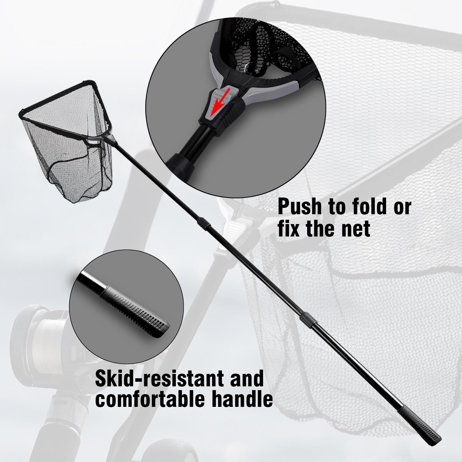 Fiblink anodized aluminum pole and hoop resist corrosion in saltwater