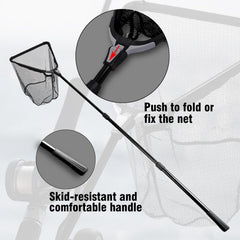 Fiblink anodized aluminum pole and hoop resist corrosion in saltwater