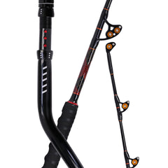 Fiblink Bent Butt Trolling Rod grip and sensitivity for offshore big-game fishing.