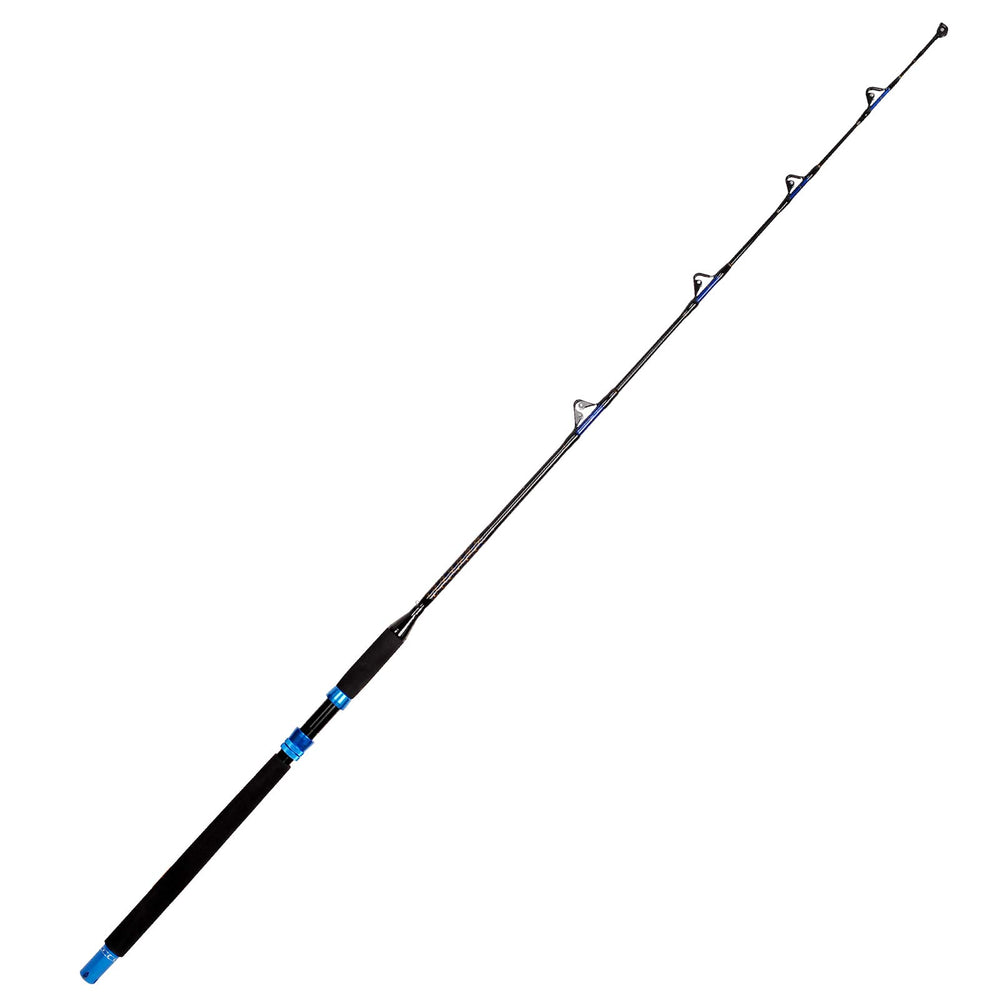 Fiblink big-game rod designed for marlin, tuna, and wahoo trolling.