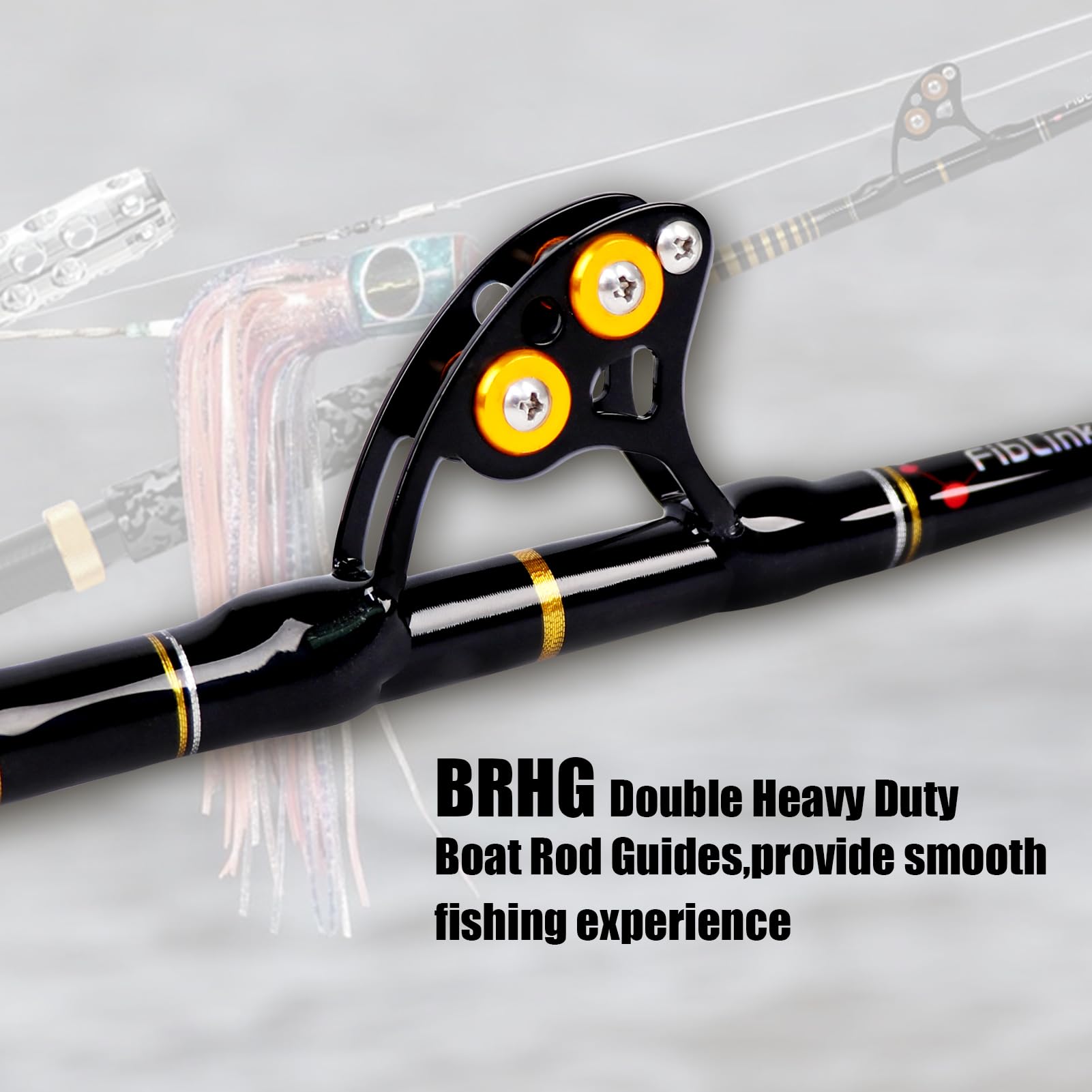 Fiblink camouflage EVA handle closeup emphasizes comfortable grip and sensitivity.