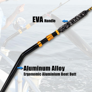 Fiblink camouflage EVA handle offers secure grip and improved sensitivity.