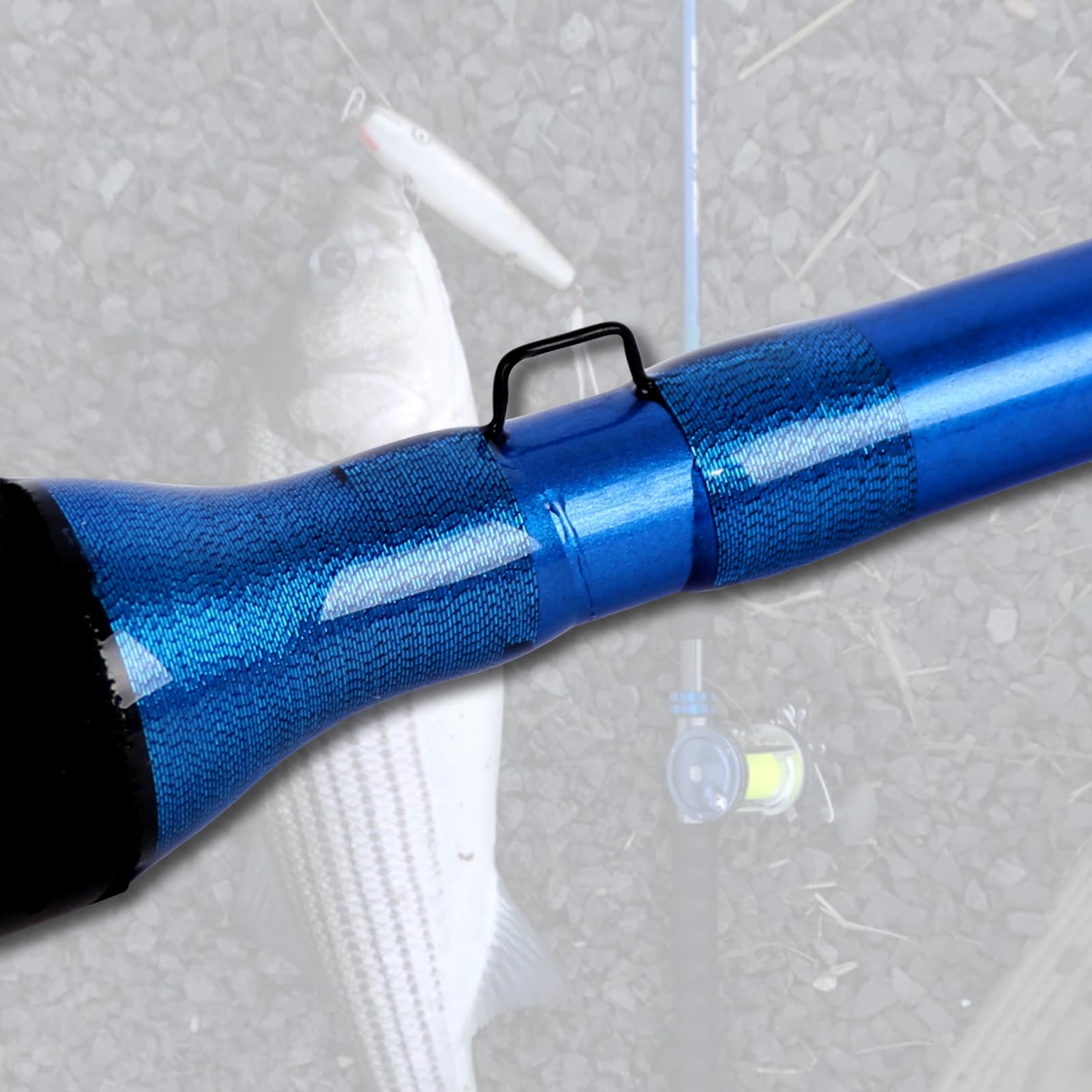 Fiblink catfish rod 9ft blue 2-piece long-distance casting.