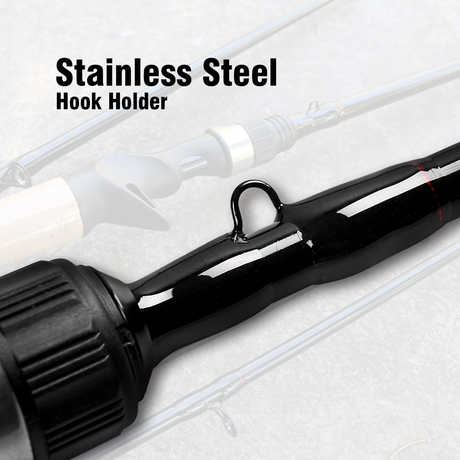 Fiblink cork grip provides non-slip, comfortable handling in all conditions.
