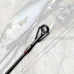 Fiblink DPS reel seat with stainless hoods resists corrosion during long sessions.