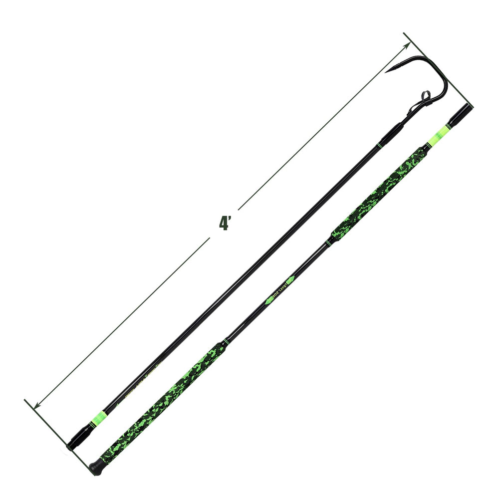 Fiblink gaff with 316 stainless steel hook close-up showing sharp corrosion resistant tip