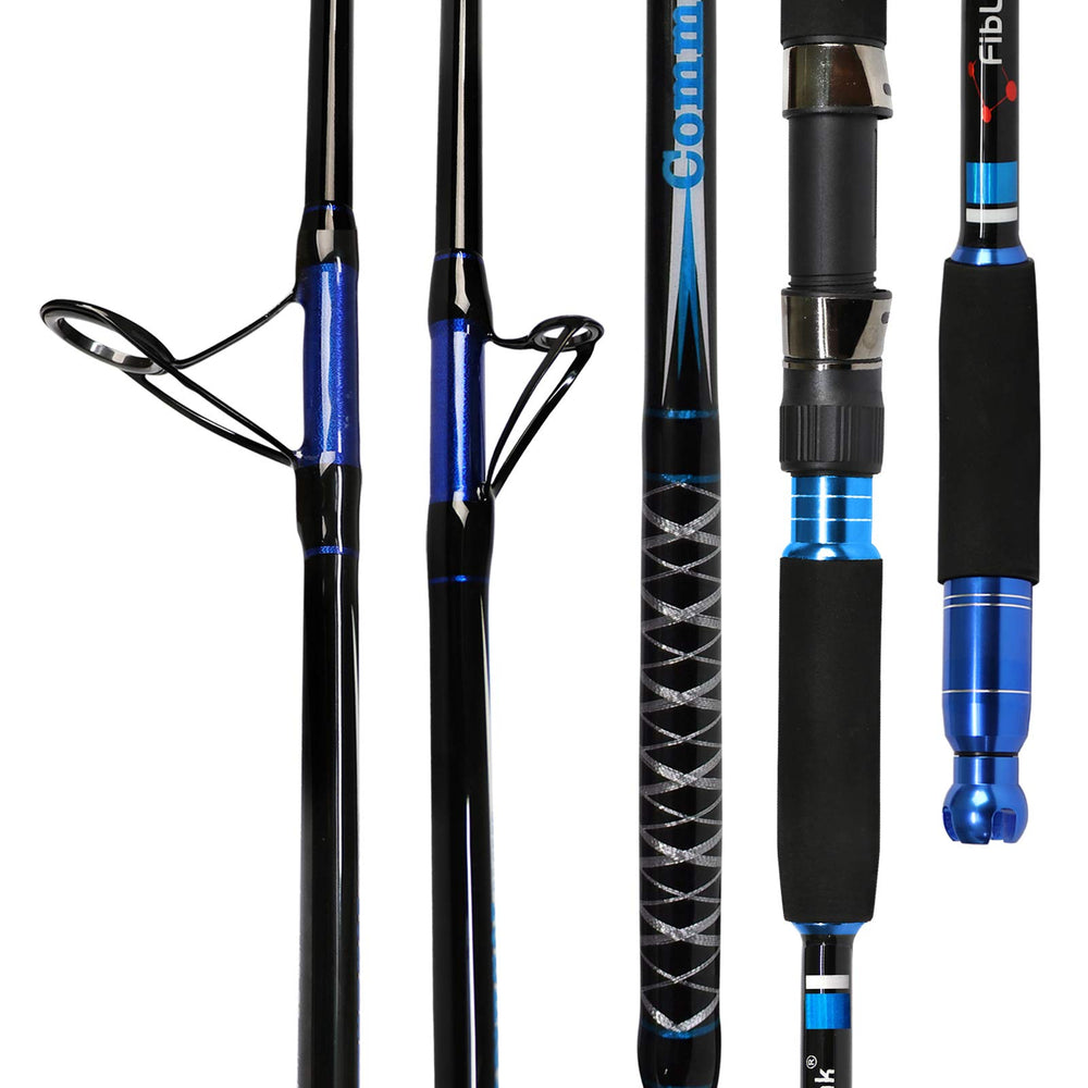 Fiblink Jigging Rod carbon fiber 2-piece twin-tip with casting and spinning tips