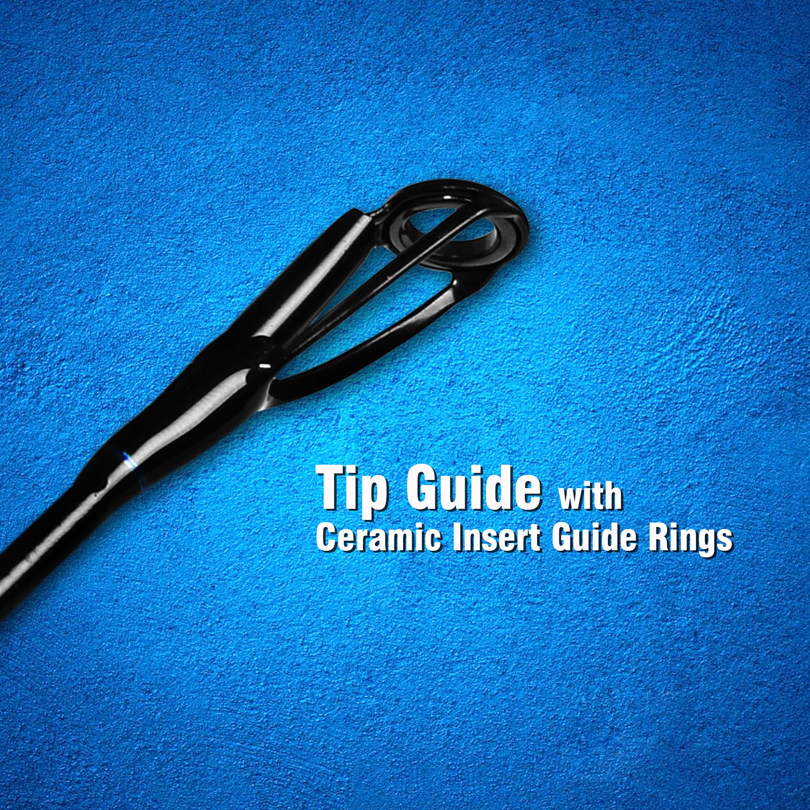Retail packaging of the Fiblink jigging rod