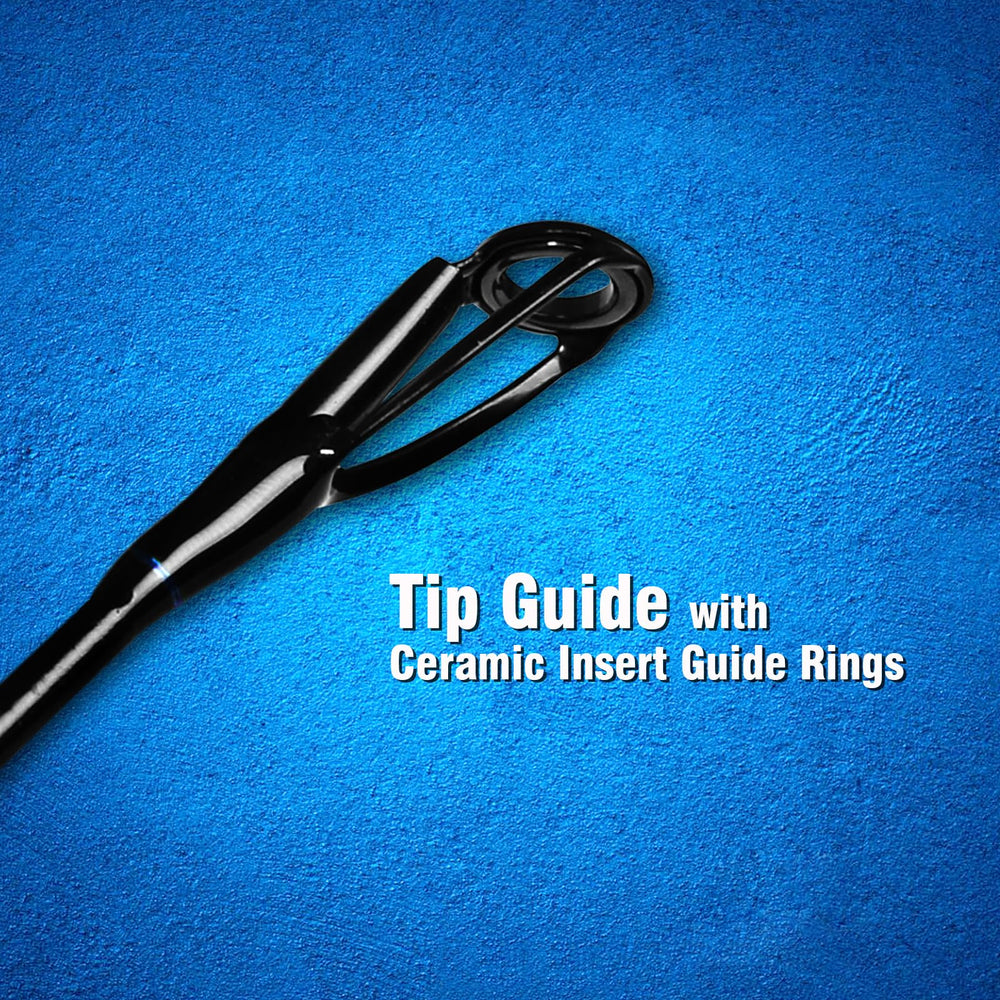 Retail packaging of the Fiblink jigging rod