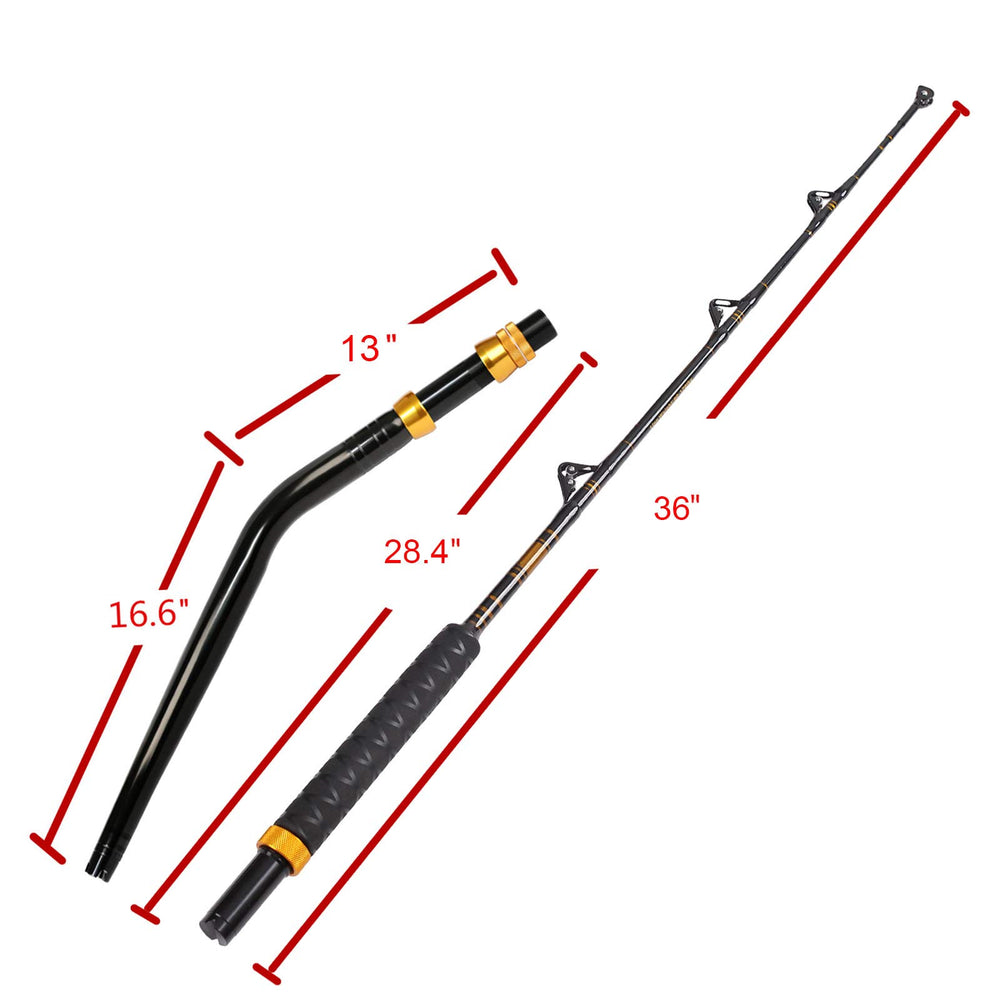 Fiblink offshore 5ft trolling rod designed for deep-water big game