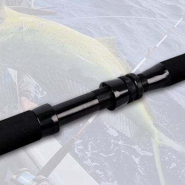 Fiblink machined all-metal reel seat ensures a secure, durable connection.