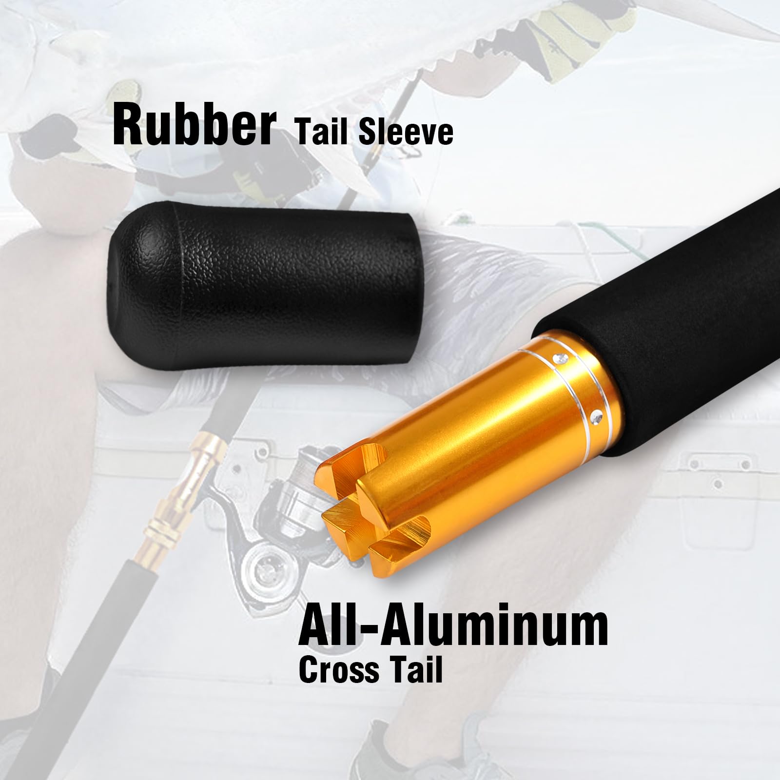 Fiblink saltwater jigging rod one-piece design reduces wobble and enhances sensitivity