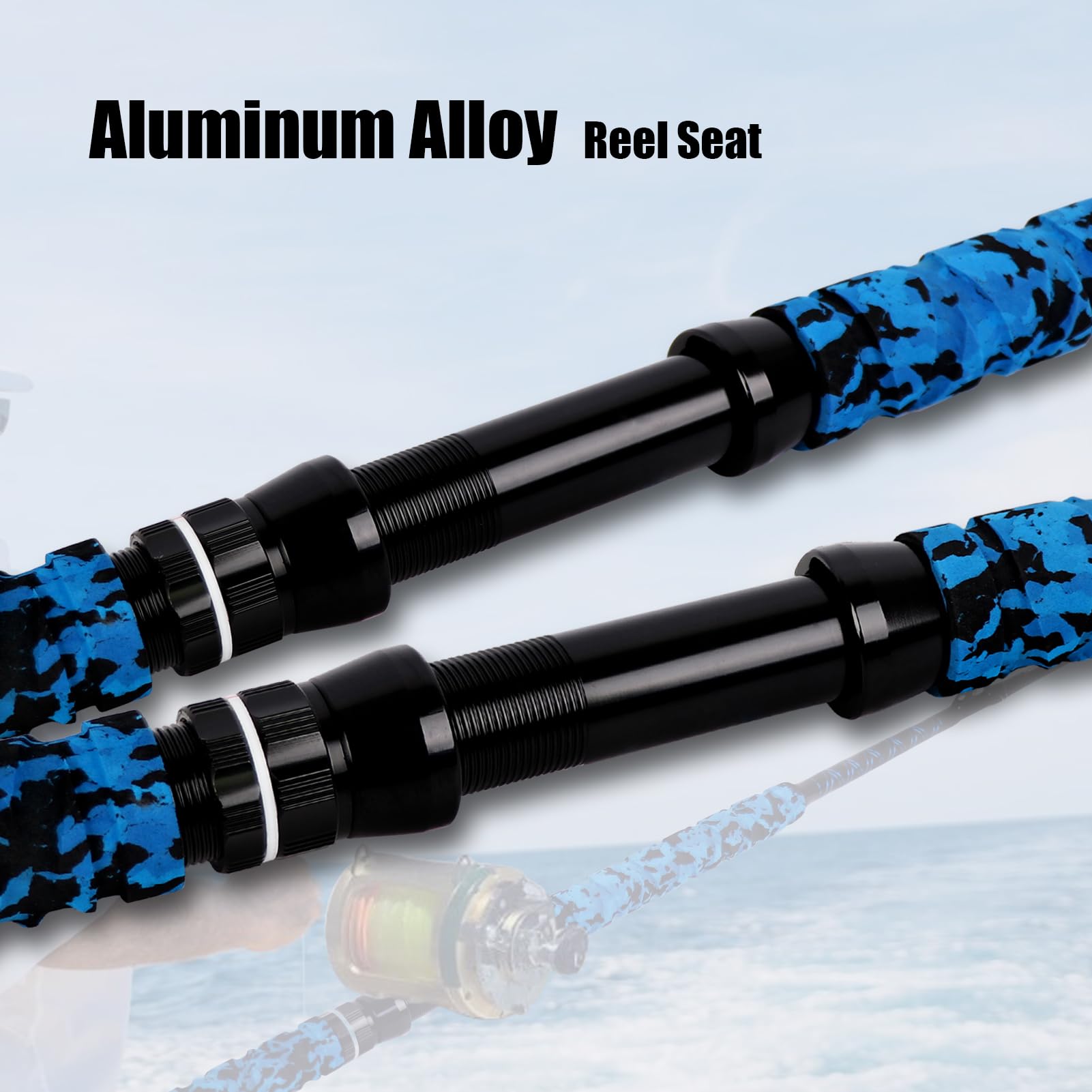 Fiblink sea roller guide closeup demonstrates smooth line flow and corrosion resistance.