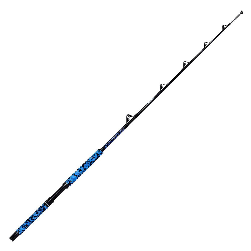 Fiblink tournament-grade rod straight/butt view signals rugged reliability.