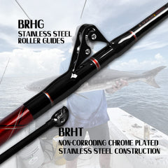 Fiblink saltwater-rod-butt-leverage shows cross-shaped butt design delivering improved leverage.