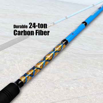 Fiblink surf travel rod 10ft 2-piece carbon fiber product image