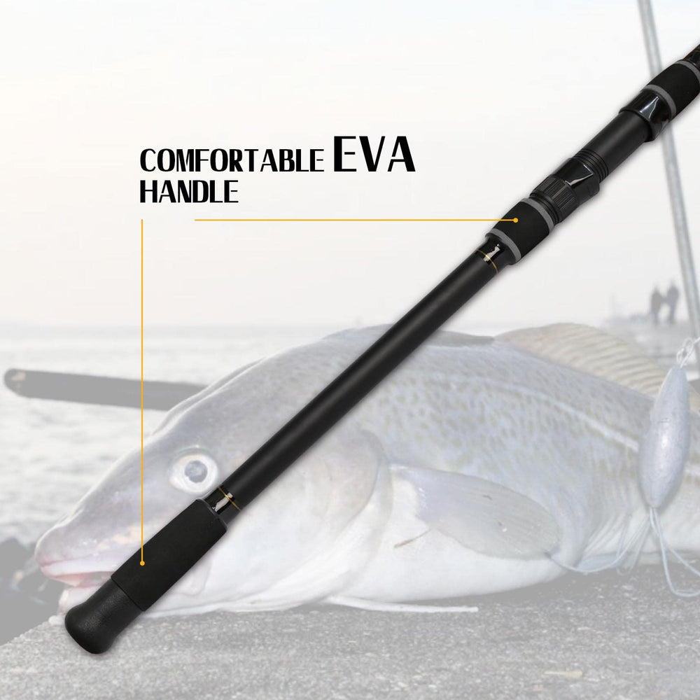 Comfortable EVA handle and shrink wrap grip