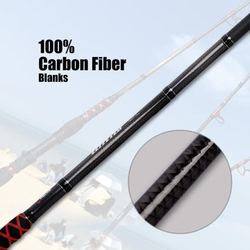 Fiblink Surf Rod usage targets striped bass and bluefish with reliable power.