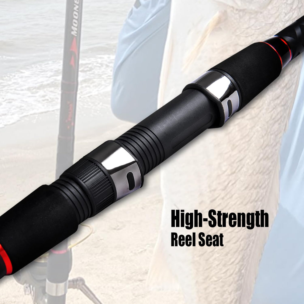 Fiblink rod featuring ceramic guides for smoother, long casts