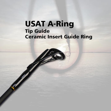 Fiblink surf spinning rod features extreme exposure reel seat for secure, easy reel transitions.