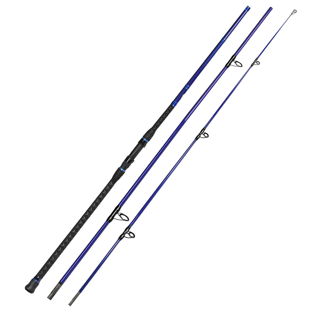 Fiblink Surf Spinning Rod stainless-ceramic-guides reduce friction for smooth, accurate casts.