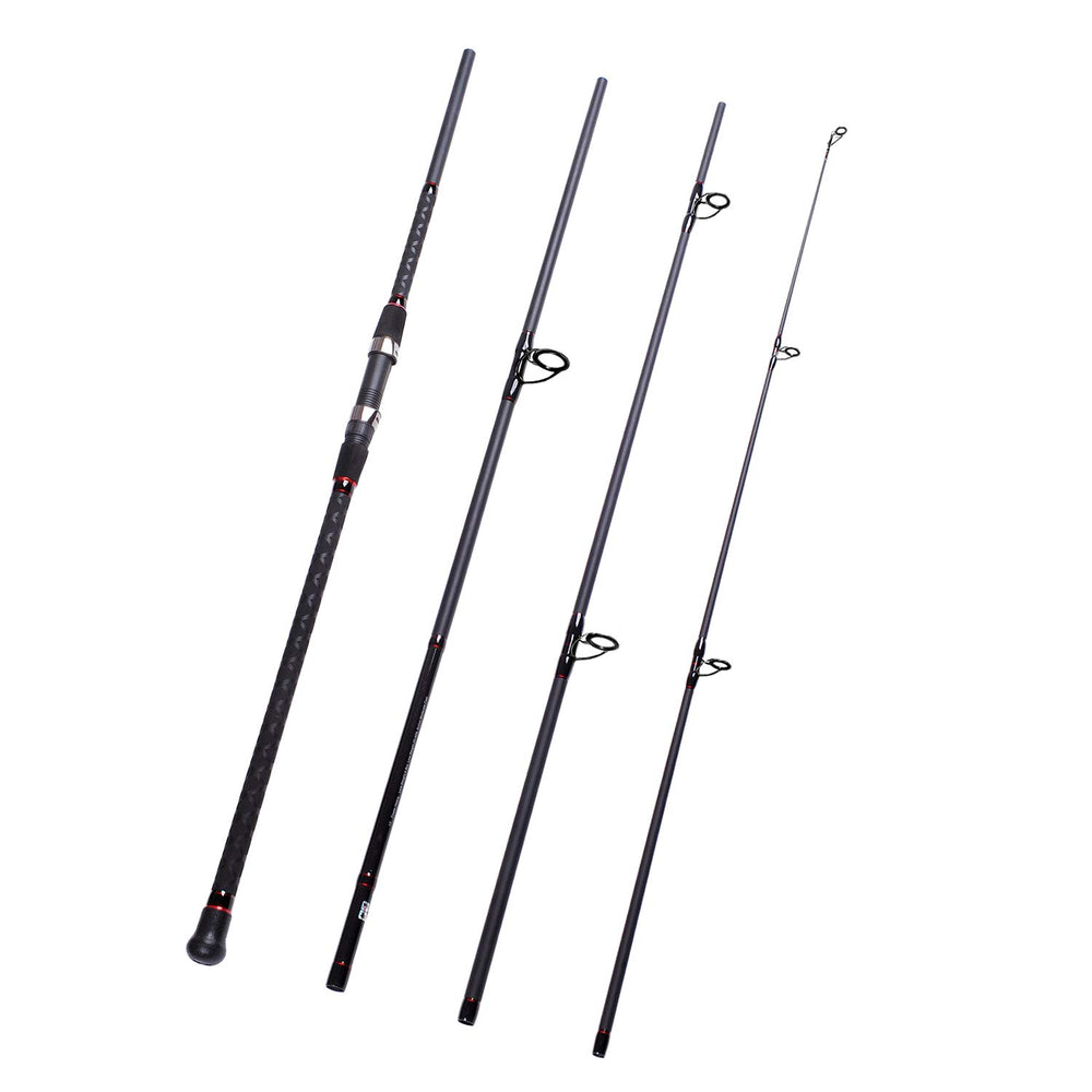 Fiblink rod with stainless steel guides and ceramic inserts for smooth, long casts