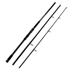Fiblink surf spinning rod with stainless steel guides and ceramic inserts for smooth line flow.