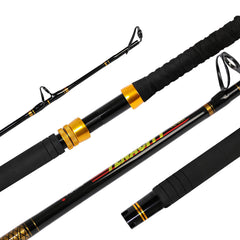 Fiblink trolling rod close-up showing sensitivity for offshore bites