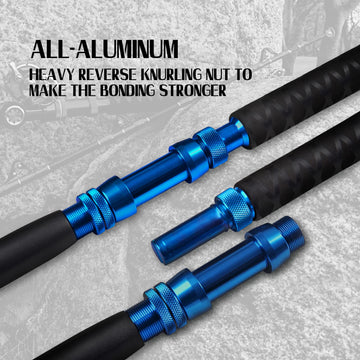 Fiblink trolling rod durability and power-to-weight balance shown in rugged composite blanks.
