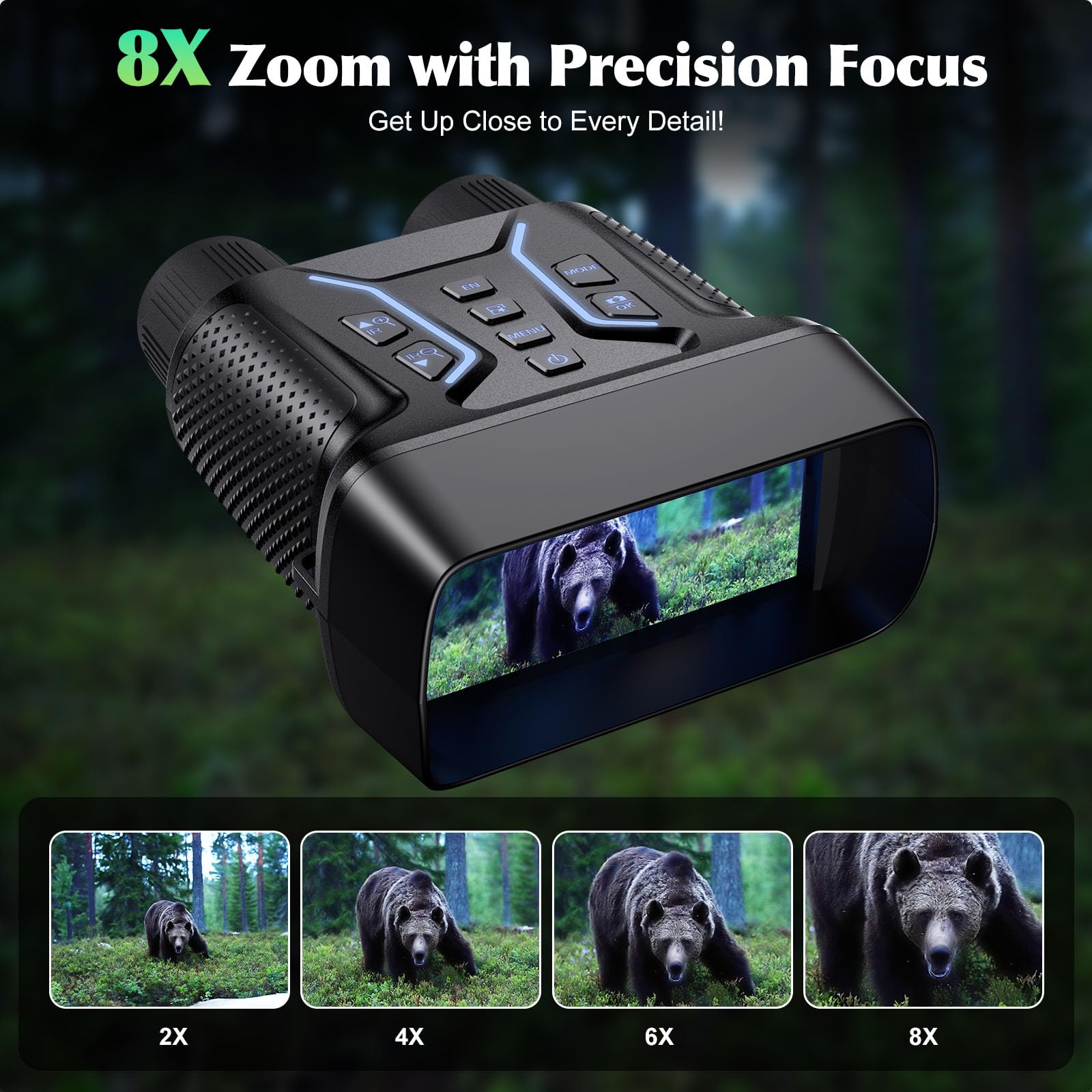 FIEGEl Night Vision Goggles ideal for camping and nocturnal exploration.