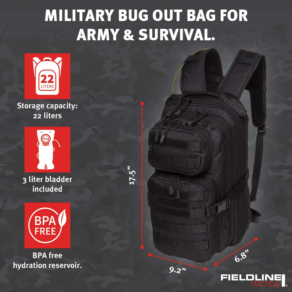 Fieldline Surge MOLLE webbing for modular gear attachments