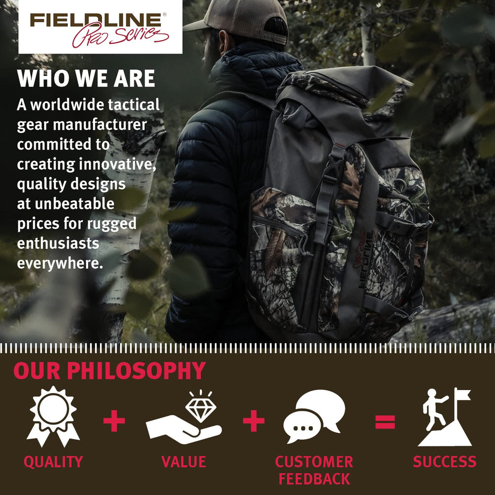 Fieldline Treeline gear attachment points enable customizable field setup.