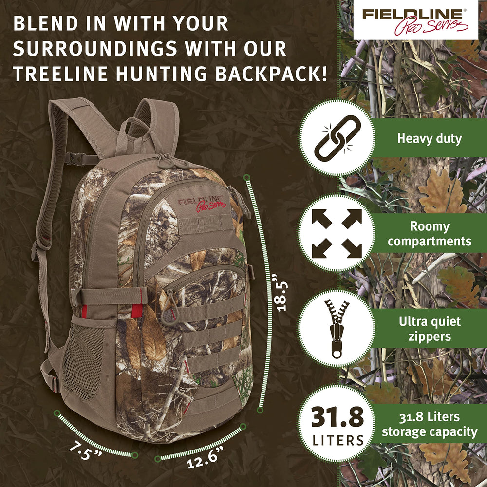 Fieldline Treeline organizer pocket for quick access to essentials.