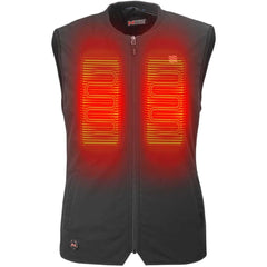 Fieldsheer Peak BT vest back view highlighting heating zones