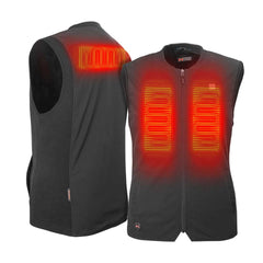 Fieldsheer Peak BT vest with battery port and MW Connect app control.
