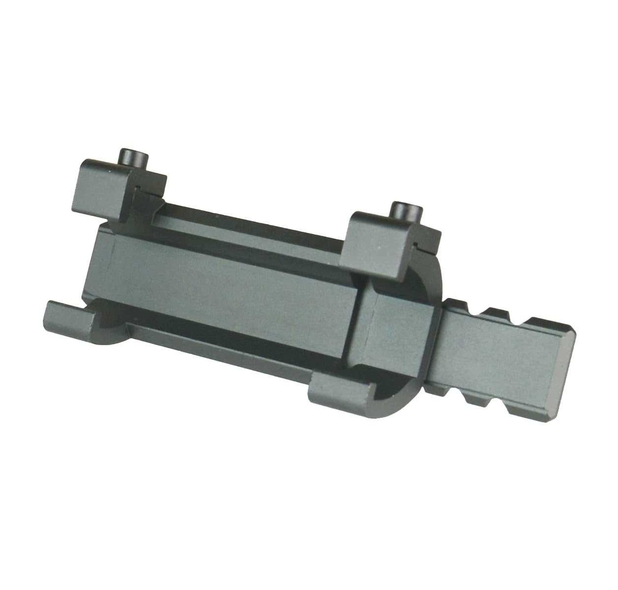 FieldSport MP5 claw scope mount closeup set-screw detail for reliable adjustment