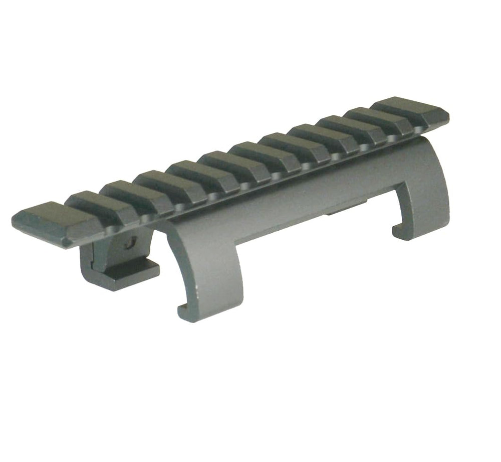 FieldSport MP5 claw mount top-down view shows sturdy clamp and secure rail fit