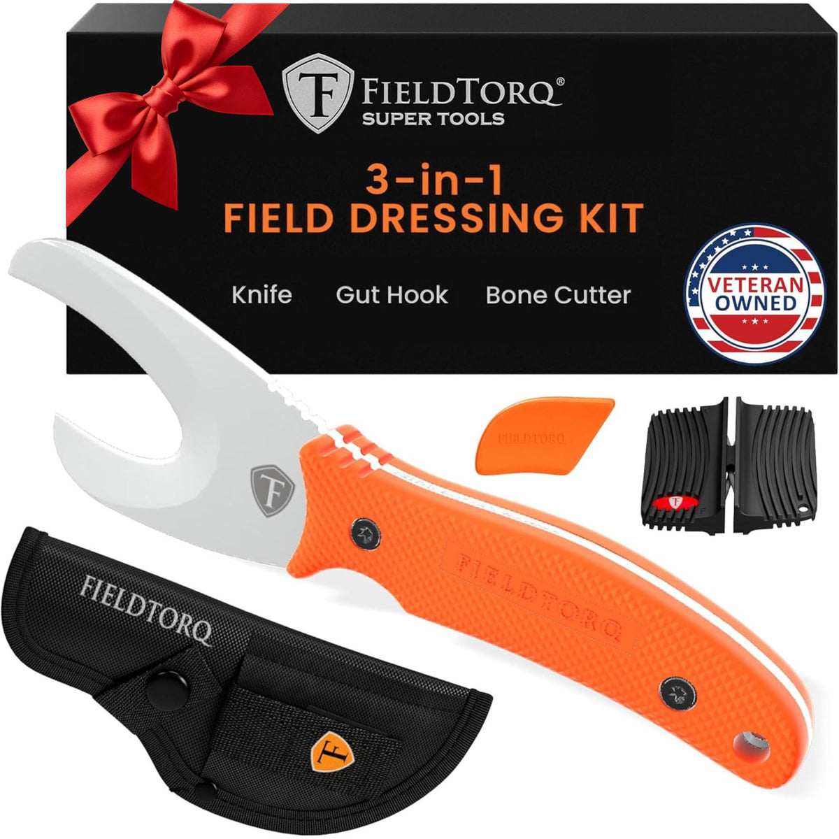 FieldTorq Field Dressing Kit sheath for quick, safe field access.
