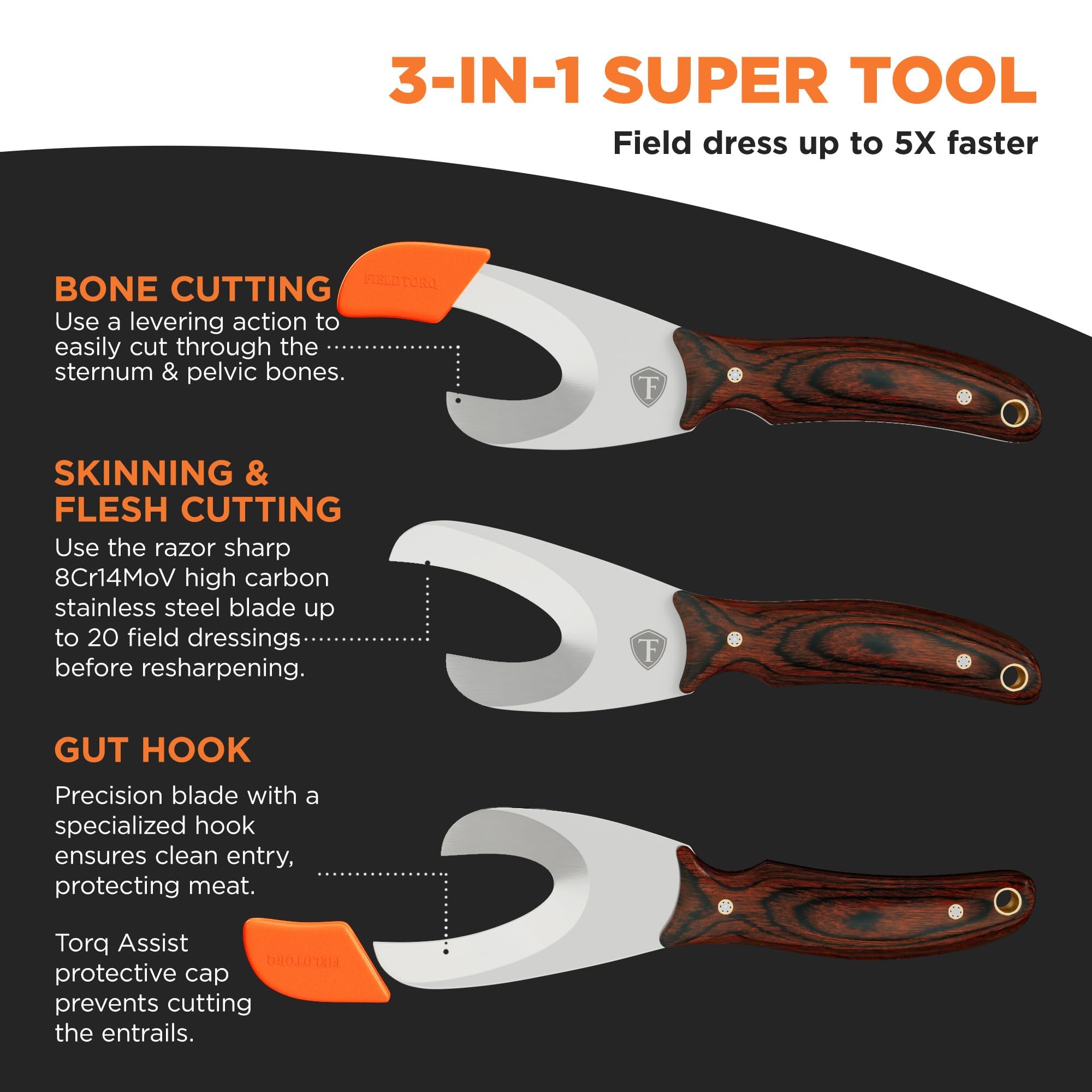 Torq Assist bone-cutting feature demonstrating precise on-site cutting