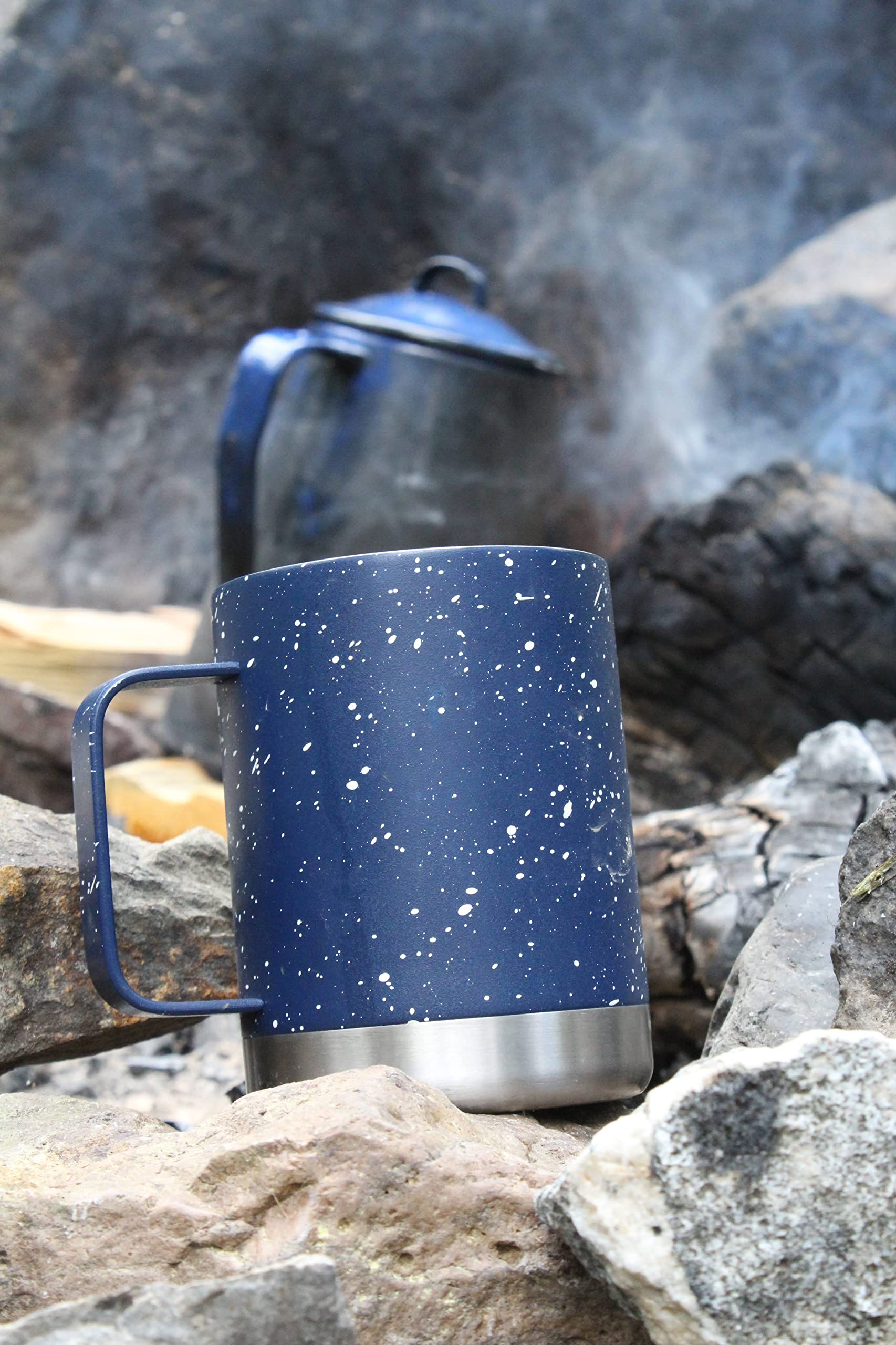 FIFTY/FIFTY 12oz camp mug ideal for travel, office, or trail.