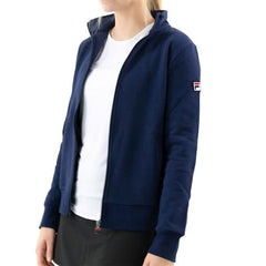 Fila Match Fleece Full Zip Jacket in peacoat blue, cozy warmth for everyday layering.