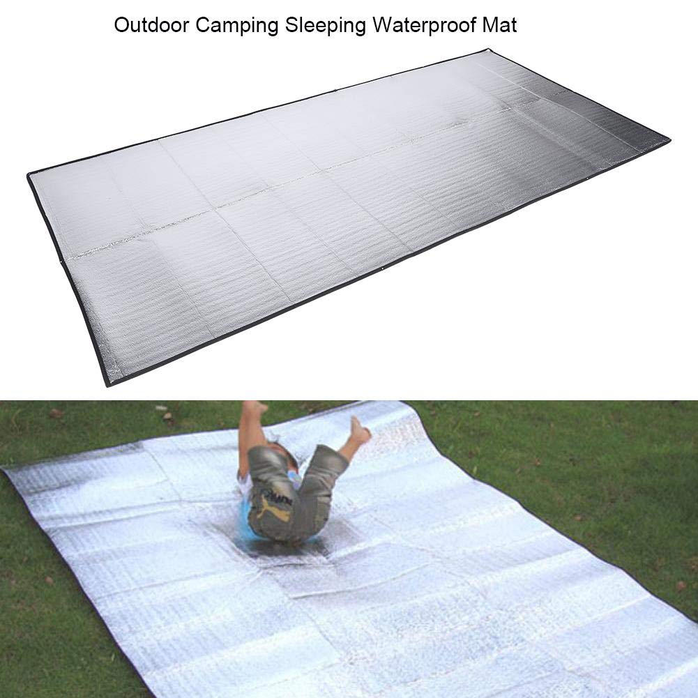 FILFEEL aluminum-foil EVA mat provides heat insulation on sunny trips.
