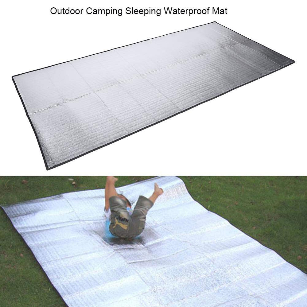FILFEEL aluminum-foil EVA mat provides heat insulation on sunny trips.