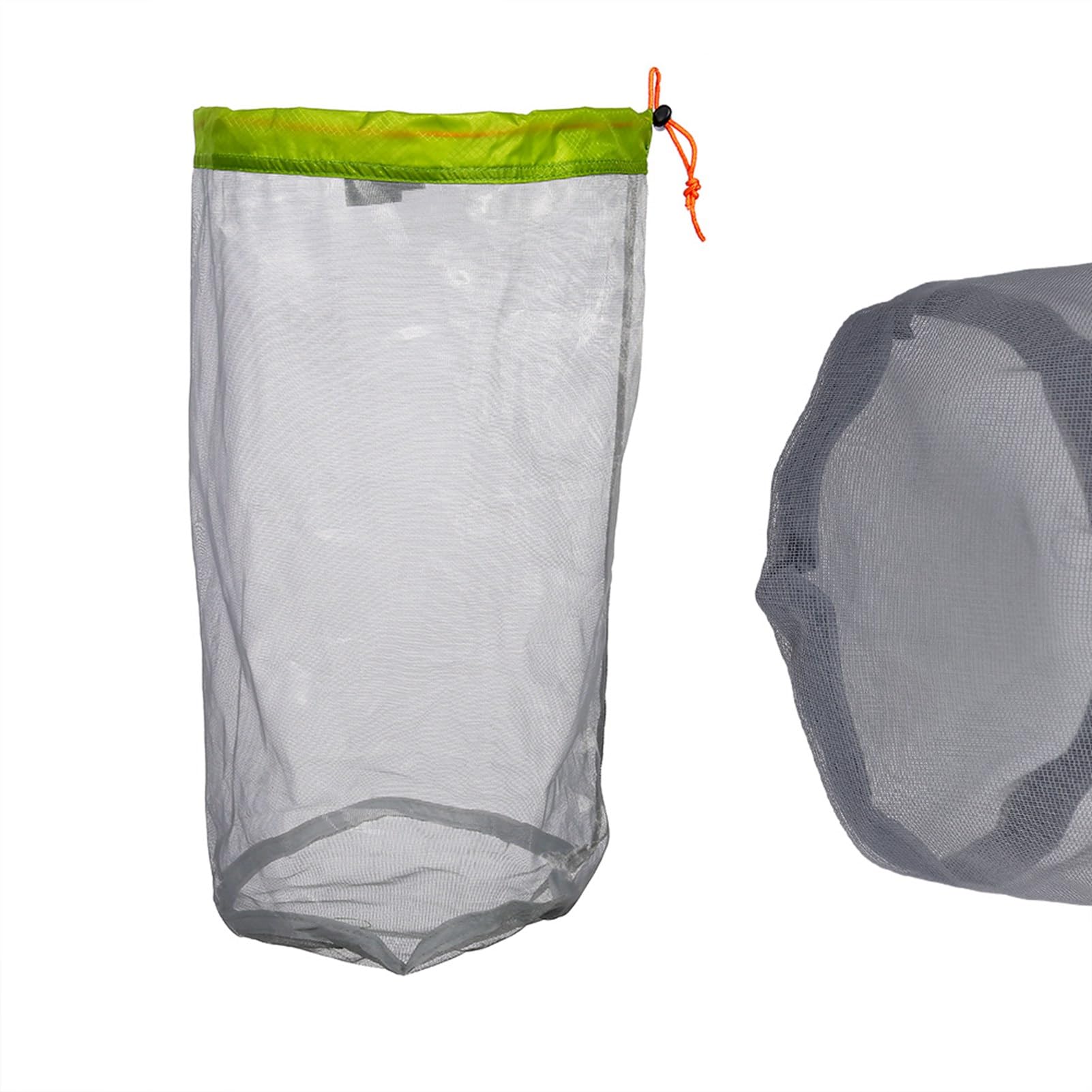 Filfeel Mesh Stuff Sack features breathable nylon mesh for easy visibility.