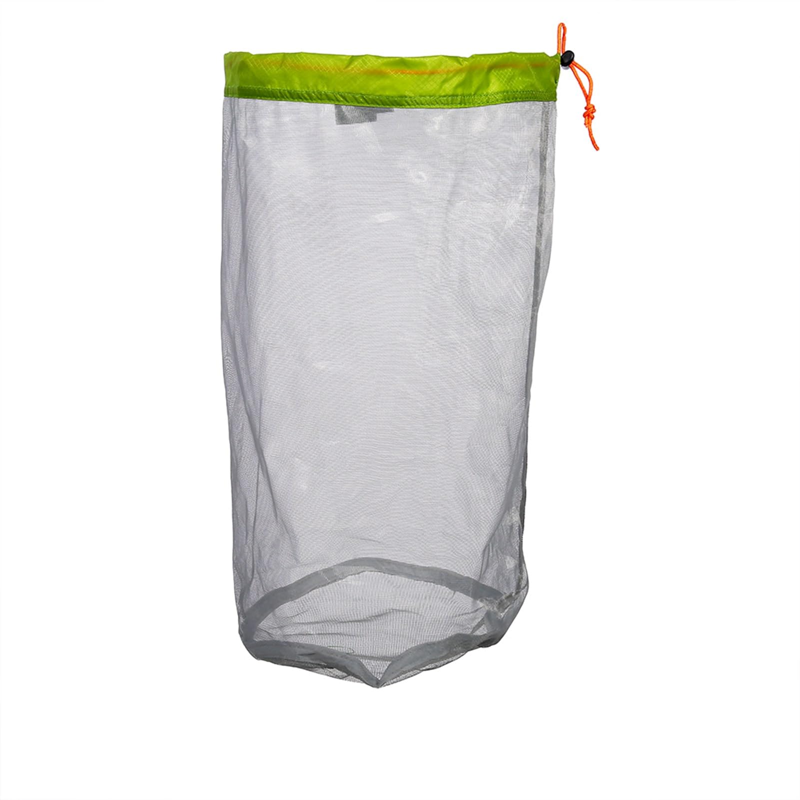 Filfeel Mesh Stuff Sack shows lightweight nylon mesh for quick packing.
