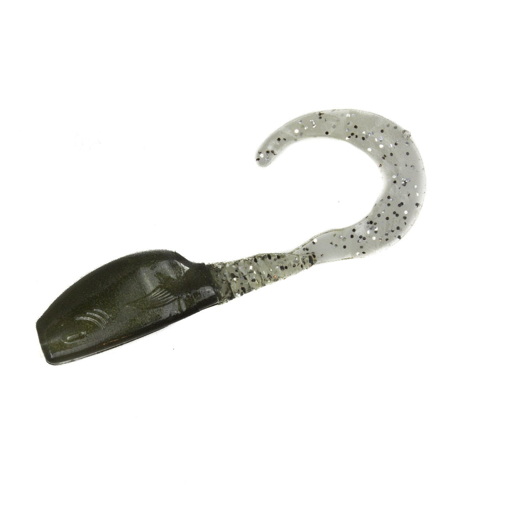 Fin Commander Slab Curly body highlights an extra large tail for strong casting action.